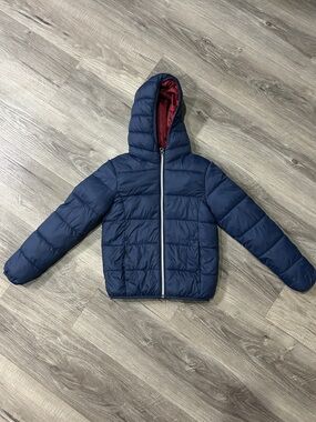 Kids Navy Puffer Jacket